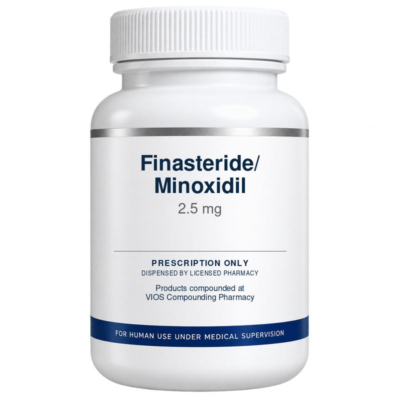 Finasteride/Minoxidil — 1 mg / 2.5 mg
