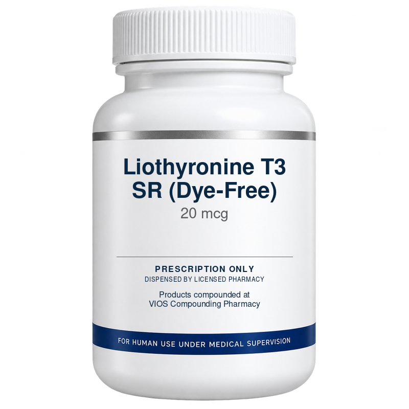Liothyronine (T3) SR (Dye-Free) — 20 mcg