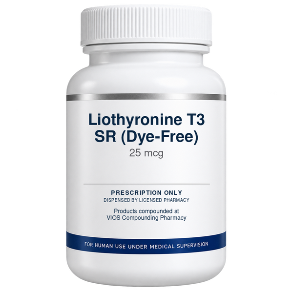 Liothyronine (T3) SR (Dye-Free) — 25 mcg