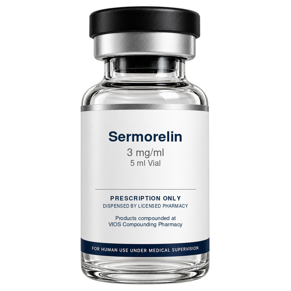 Sermorelin — 3 mg/ml (15 mg, 5 ml Vial)