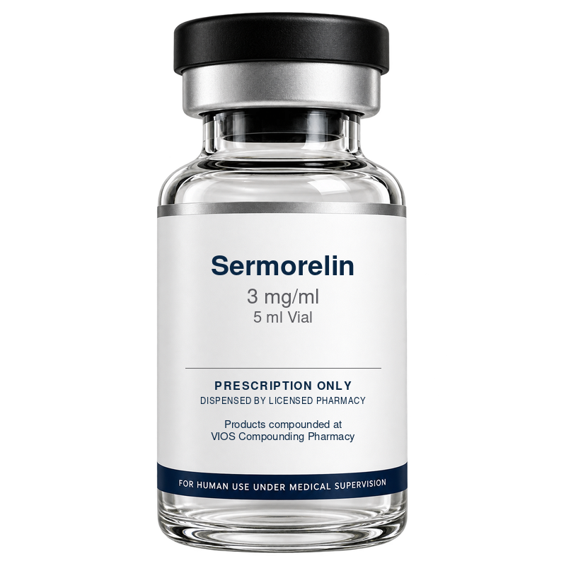 Sermorelin — 3 mg/ml (15 mg, 5 ml Vial)