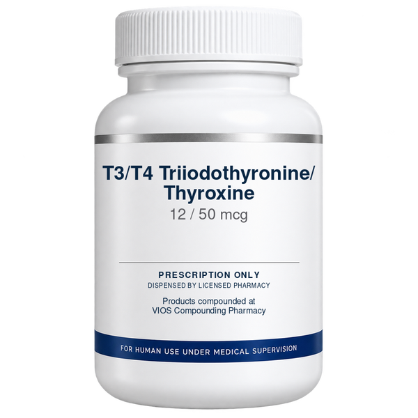 T3/T4 - Triiodothyronine/Thyroxine — 12 / 50 mcg