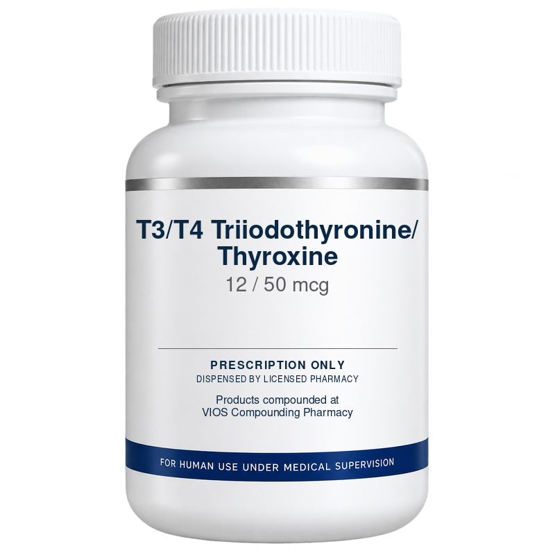 T3/T4 - Triiodothyronine/Thyroxine — 12 / 50 mcg