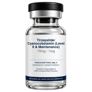 Tirzepatide / Cyanocobalamin — 15 mg / 1 mg (Level 6 & Maintenance)