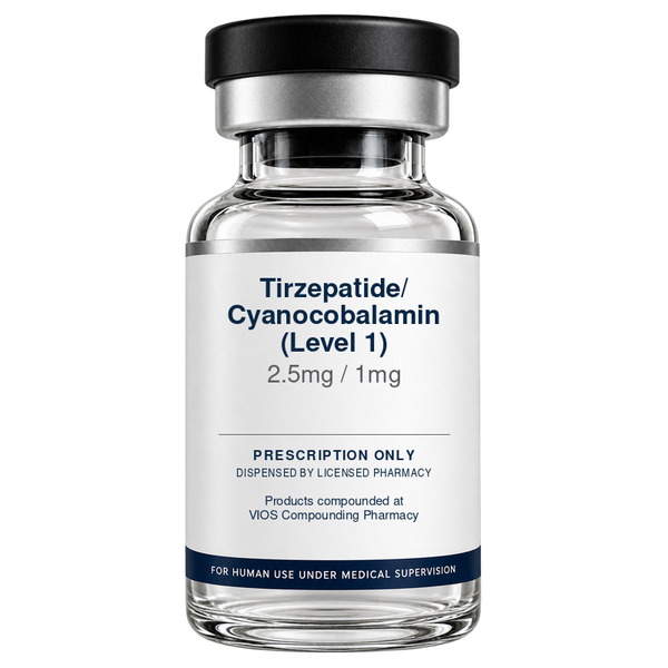 Tirzepatide / Cyanocobalamin — 2.5 mg / 1 mg (Level 1)